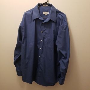 Joseph & Feiss Mens Blue Long Sleeve Shirt. 16 1/2